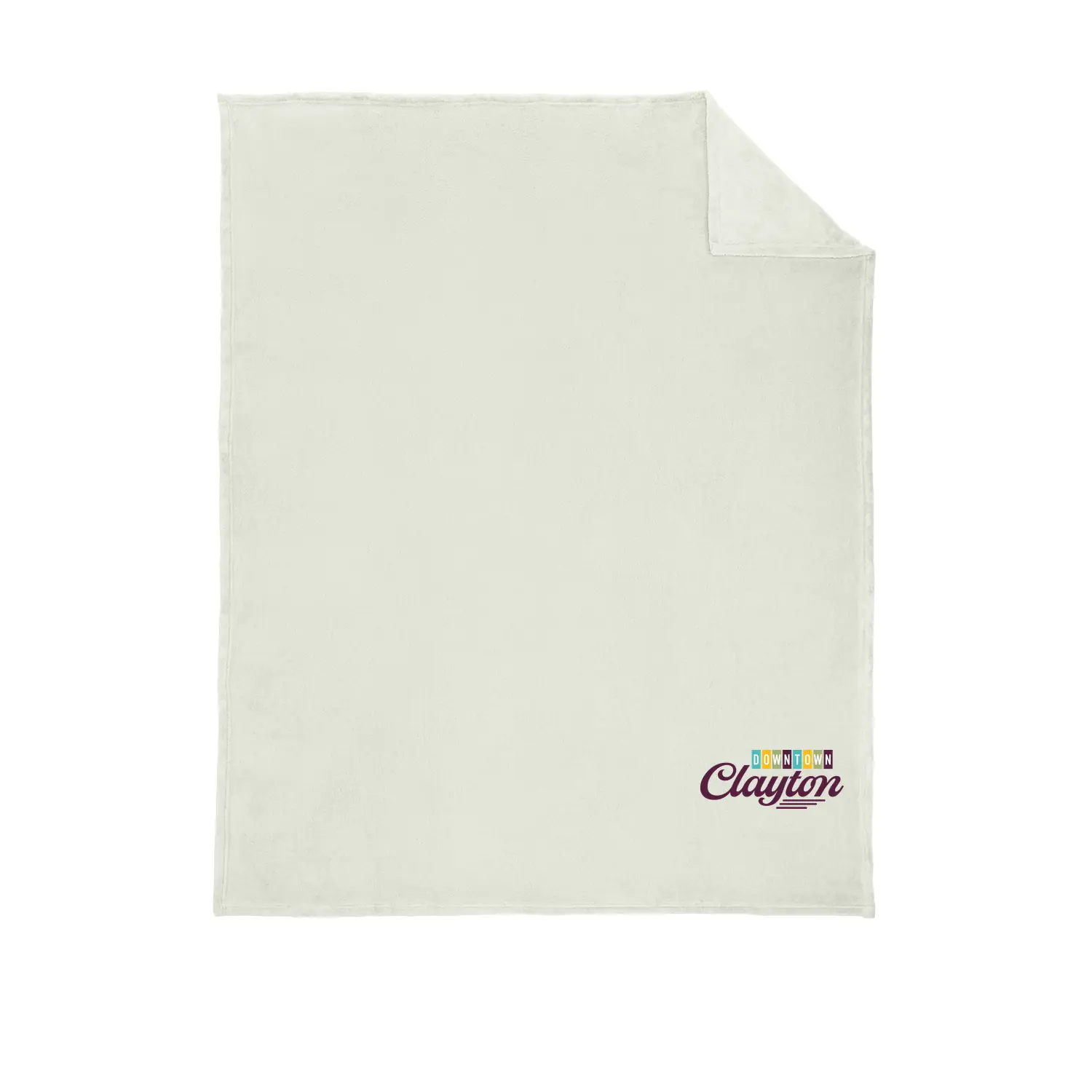 Downtown Clayton Logo Blanket - Image 1