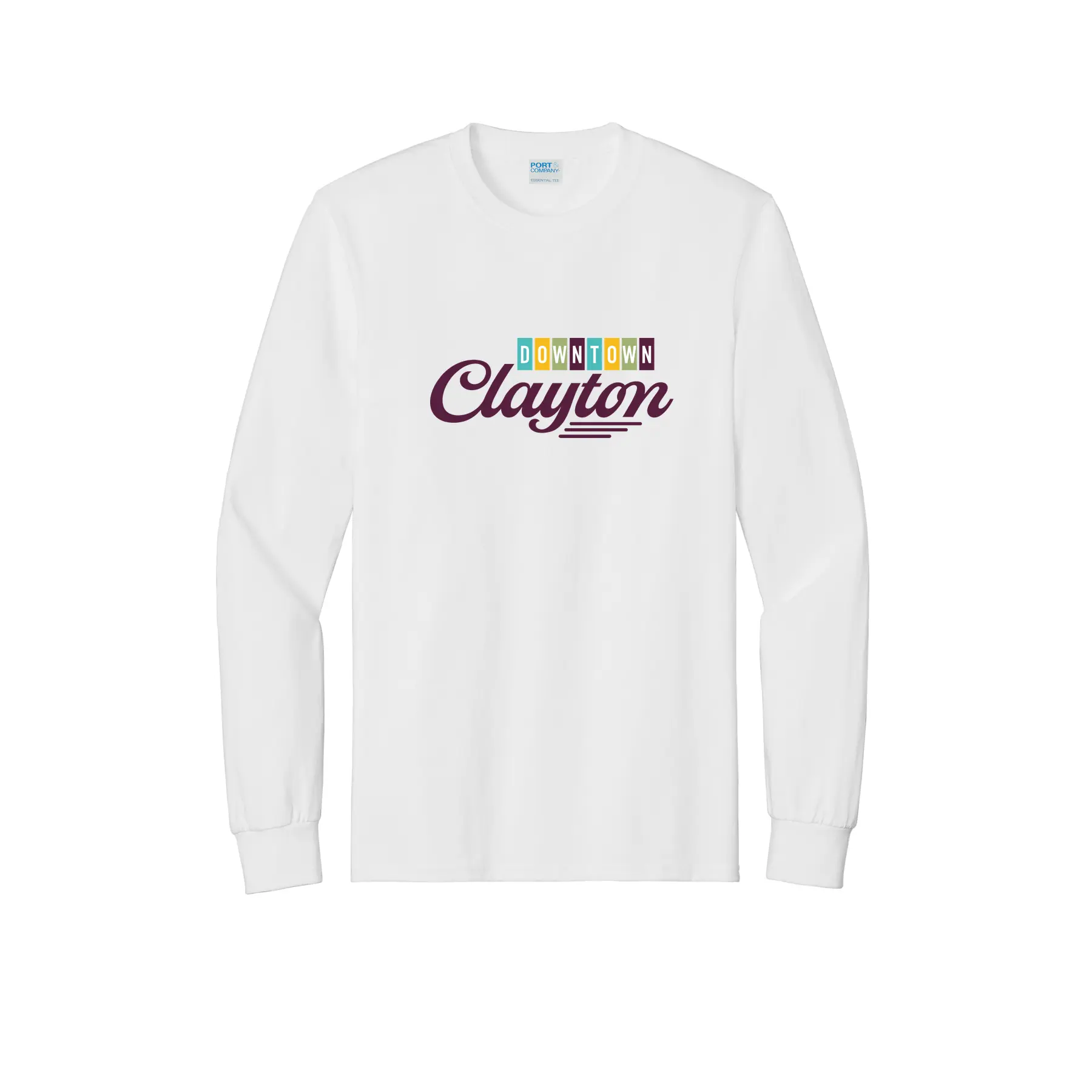 Downtown Clayton Logo Tall Long Sleeves - Image 1