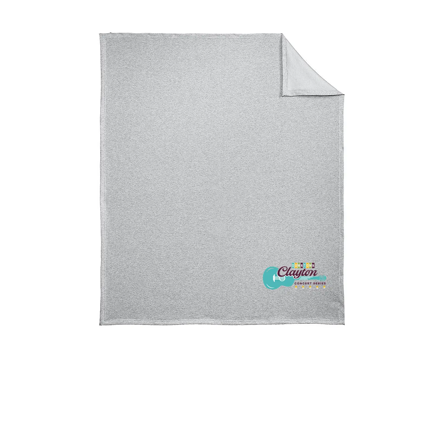 Downtown Clayton Concert Series Logo Blanket - Image 1