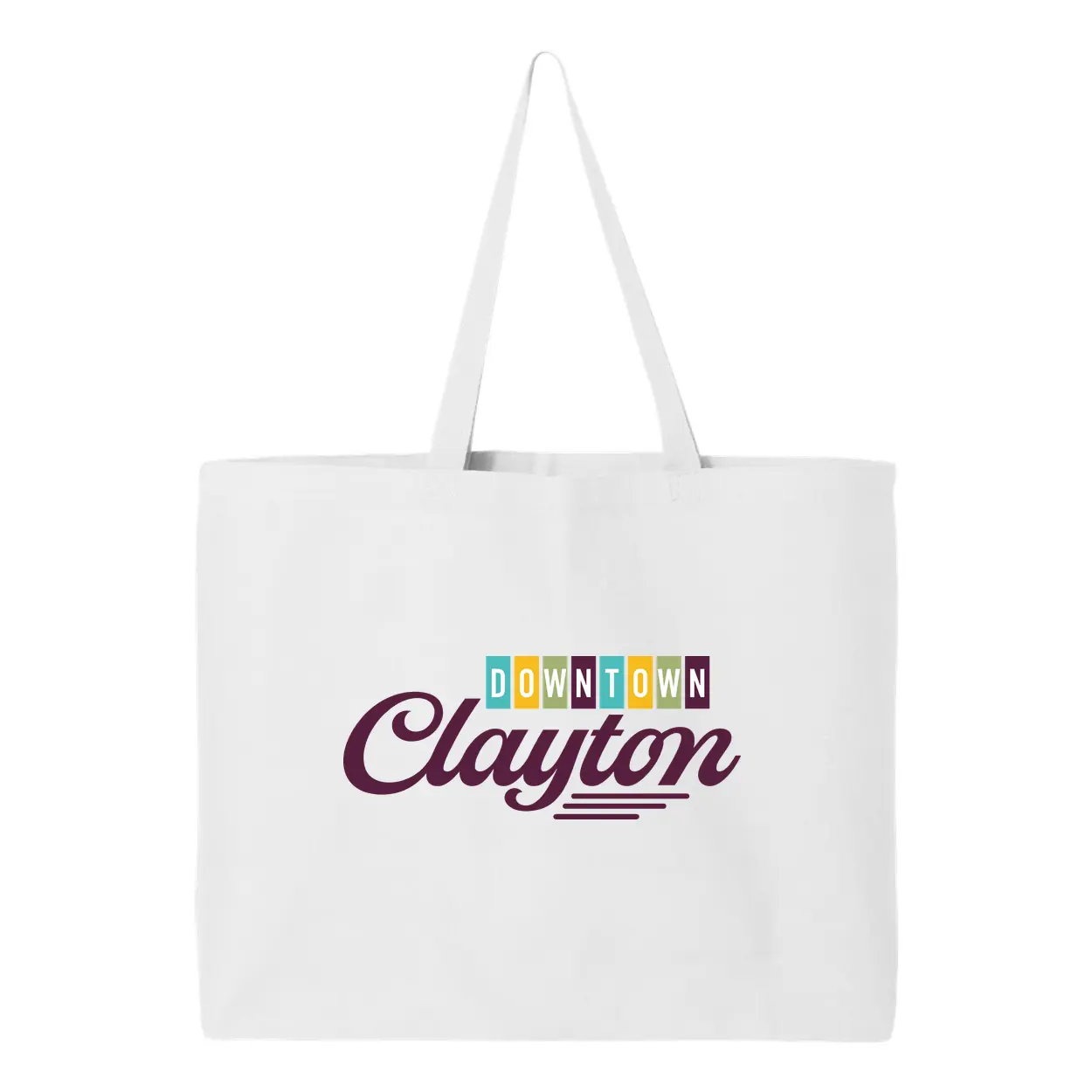 Downtown Clayton Logo Spirit Tote - Image 1