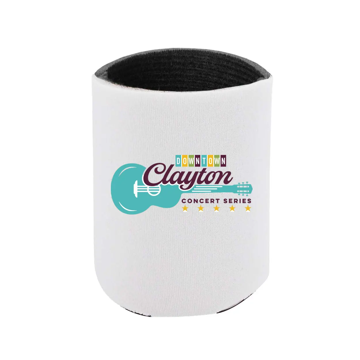 Downtown Clayton Concert Series Logo Can Holder - Image 1