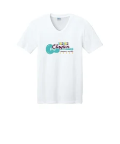 Downtown Clayton Concert Series Logo Adult V-Neck