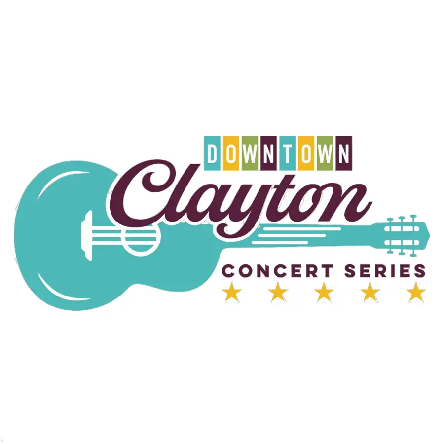 Downtown Clayton Concert Series Logo Decal and Magnet - Image 1
