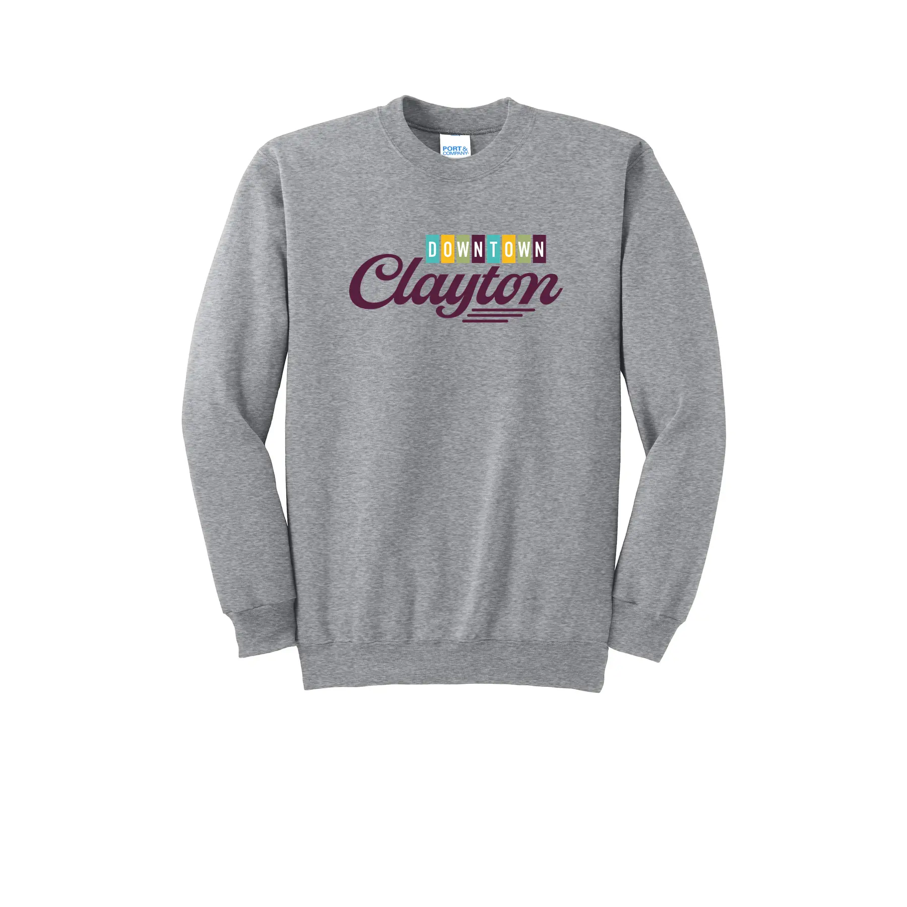 Downtown Clayton Logo Tall Sweatshirt - Image 1