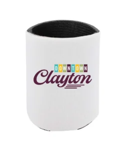 Downtown Clayton Logo Can Holder