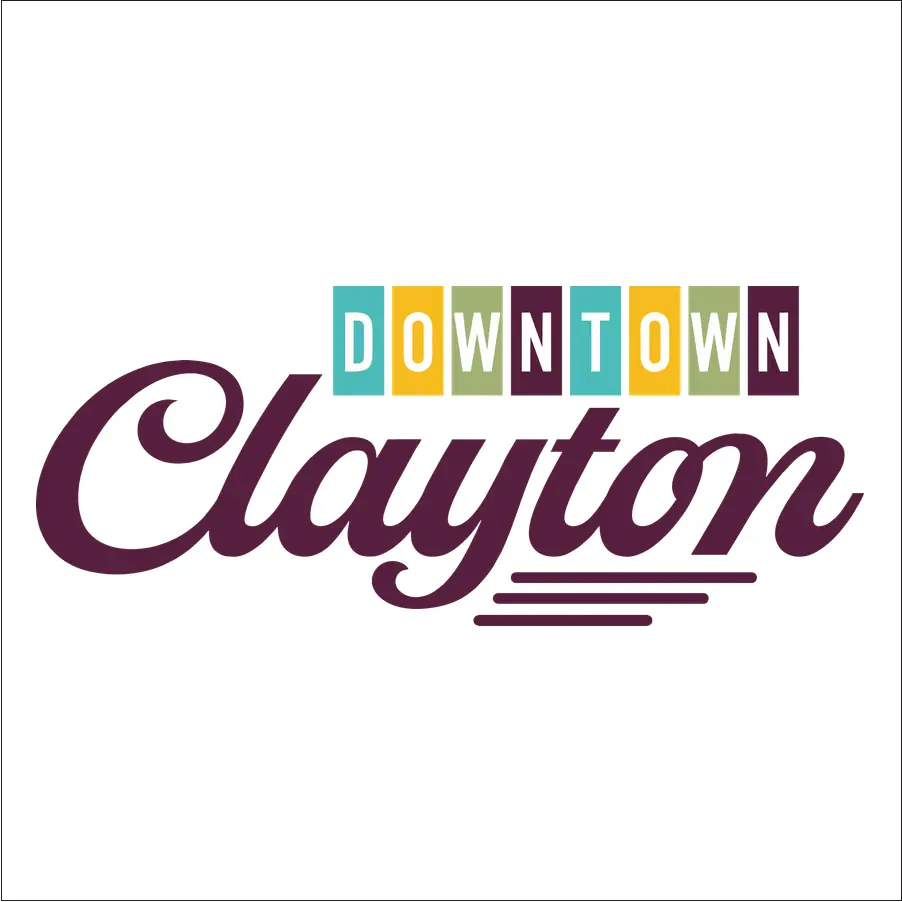 Downtown Clayton Logo Decal and Magnet - Image 1