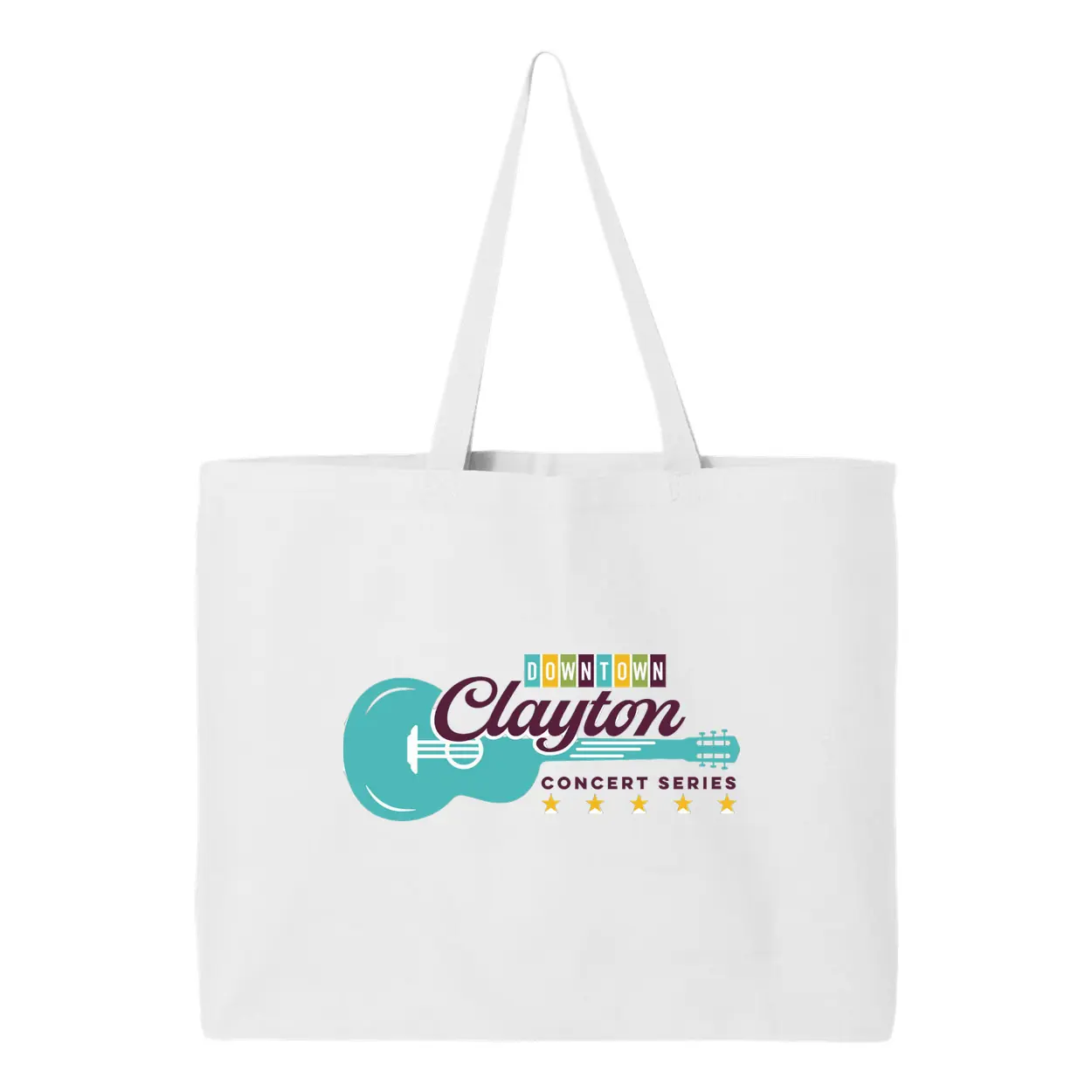 Downtown Clayton Concert Series Logo Spirit Tote - Image 1