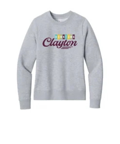 Downtown Clayton Logo Ladies Sweatshirt