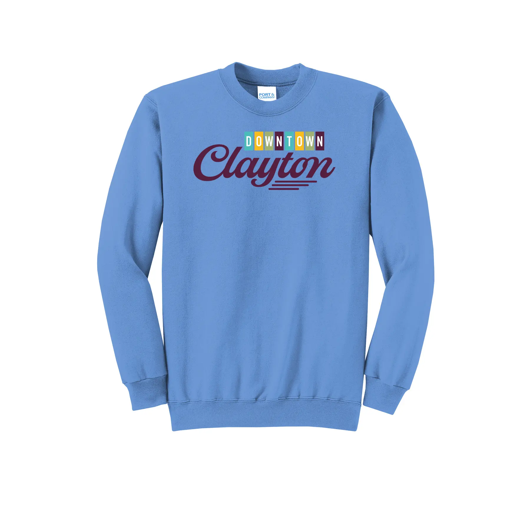 Downtown Clayton Logo Adult Sweatshirt - Image 1